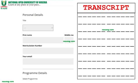 noun notification of result|NOUN Transcript & Statement of Result Application Procedure .